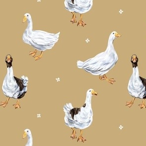 Geese (beige)