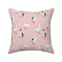 Geese (light pink)