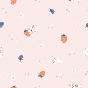 Rabbit-pink-small pattern