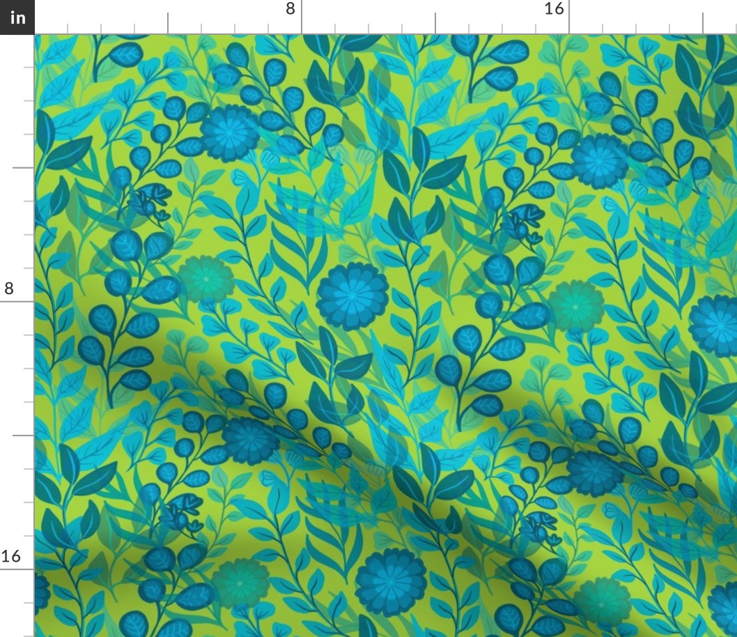 Summer Cool Pattern|Floral|Lemon