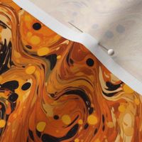 orange chocolate brown paint splatter
