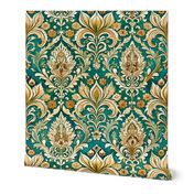 Moroccan damask pattern L