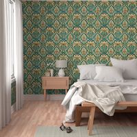 Moroccan damask pattern L