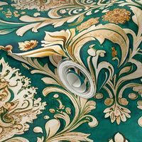 Moroccan damask pattern L