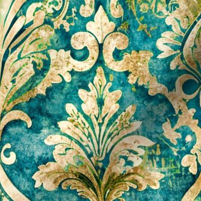 persian damask pattern L