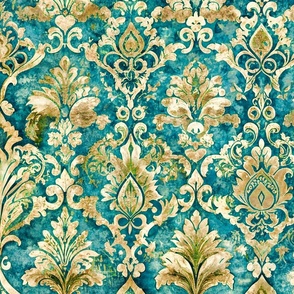 persian damask pattern L