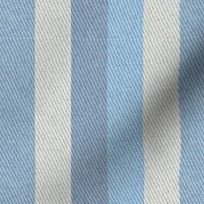 stripes in retro  western vintage denim blue hues, grey, off white, on denim texture