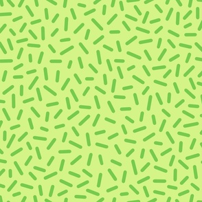 M – Lime Sprinkle Confetti – Light Green  Party Cake and Icecream