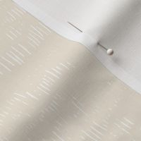 Sketched Stripy Marks Texture - Eggshell Off-White Linen