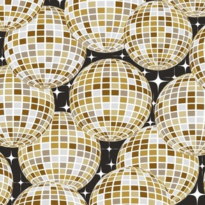 Golden Dance Floor Disco Balls