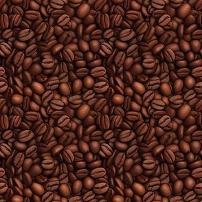 COFFEE BEANS BROWN FLWRHT