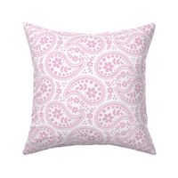 (LG) Paisley Pink and White