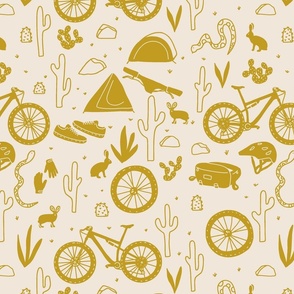 desert mountain biking collection desert mountain biking pattern in cream