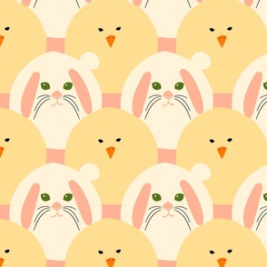 Baby Animals - Bunnies and Chicks - Medium Scale
