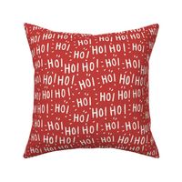 Ho Ho Ho_Kids Christmas_Medium_Molten Lava Red