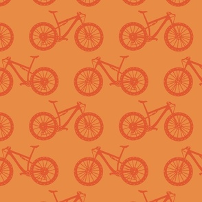 desert mountain biking high vis collection mountain bikes in orange coral