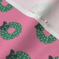 Xmas Wreath_Christmas Deco_Small_Sachet Pink