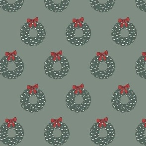 Xmas Wreath_Christmas Deco_Small_Duck green