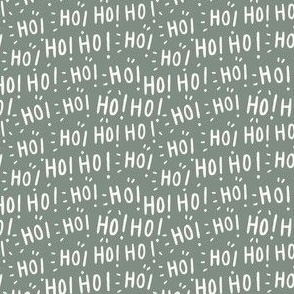 Ho Ho Ho_Kids Christmas_Small_Lilypad Green
