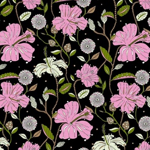 Mal-hibiscus-BLACK GREEN-pink_FINAL