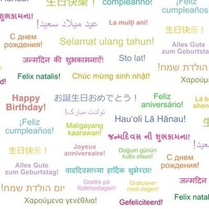 Happy Birthday in Different Languages around the World