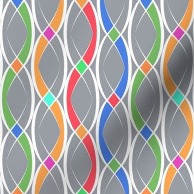 Colorful abstract geometric pattern. Festive bright pattern.