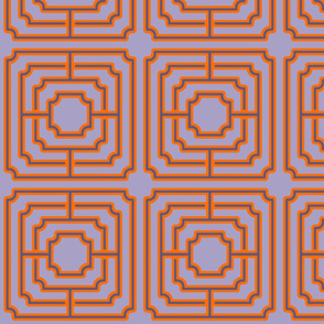 Maze - Purple & orange
