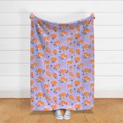 Magical Pumpkin Patch - Lilac and Orange LG