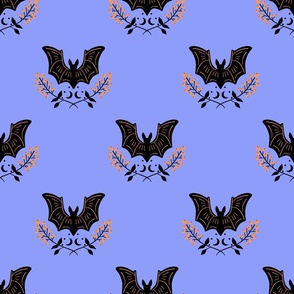 Whimsy Bats - Purple and Black LG