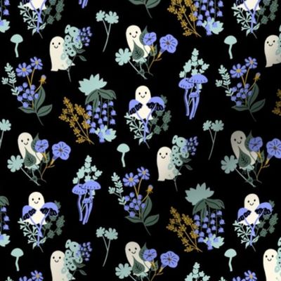 Ghosts in the Garden - Black and Purple SM