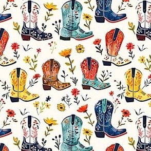 Colorful Cowboy Boots 1