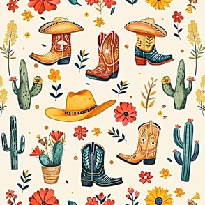 Cowboy Boots and Hats 3