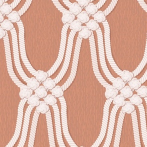 macrame rope knots  boho texture wallpaper terra - large