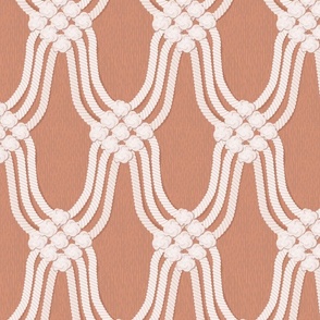 macrame rope knots  boho texture wallpaper terra - medium
