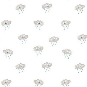 Happy Rain Cloud - Kids Weather - Micro size