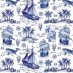 Nautical Toile