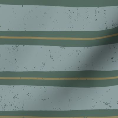 Large Textured Wide and Thin Horizontal Stripes in tan, light green and gray 