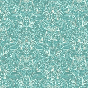 Butterfly Textured Damask_Teal_16946583