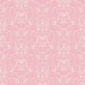 Butterfly Textured Damask_Pink_Cream_16946839