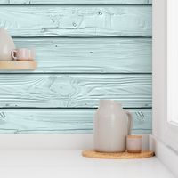 Shiplap Beach House-  Haint Blue  - Horizontal  Wallpaper - New