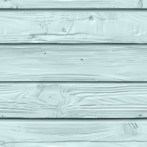 Shiplap Beach House-  Haint Blue  - Horizontal  Wallpaper - New