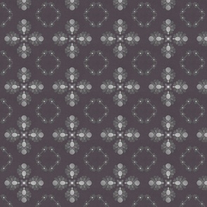 Elegant Lux Geo Textured Tile - Silver Gray Green