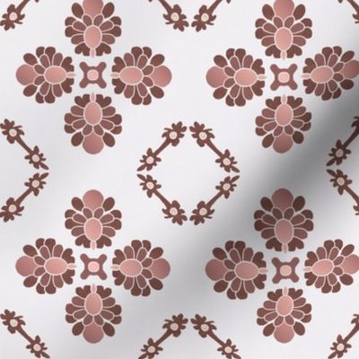 Elegant Lux Geo Textured Tile - Taupe and Cream