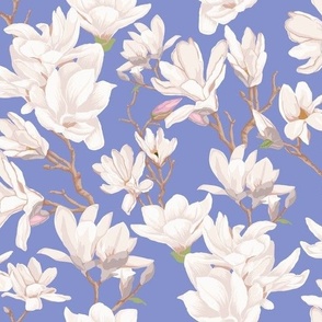 Magnolia Dreams - Lilac Background