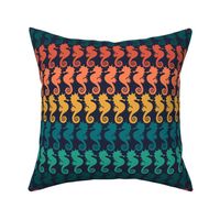 Seahorse Navy Multi Stripe