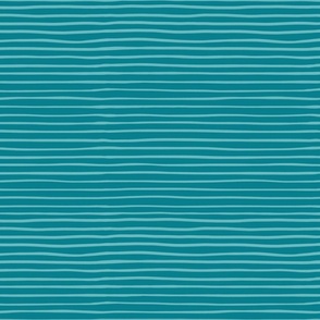 Teal Stripes - Small