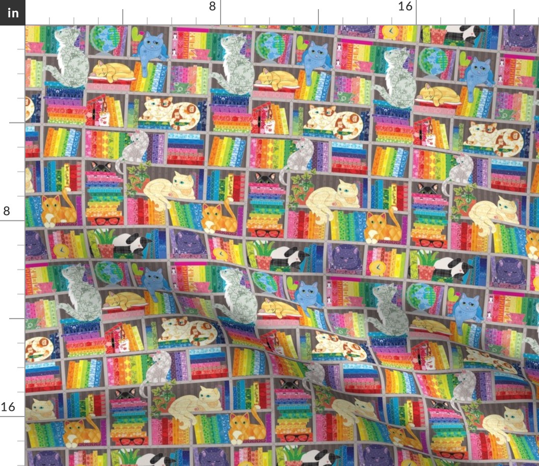 Rainbow Cat Quilt 6inch