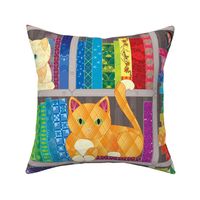 Rainbow Cat Quilt 24inch