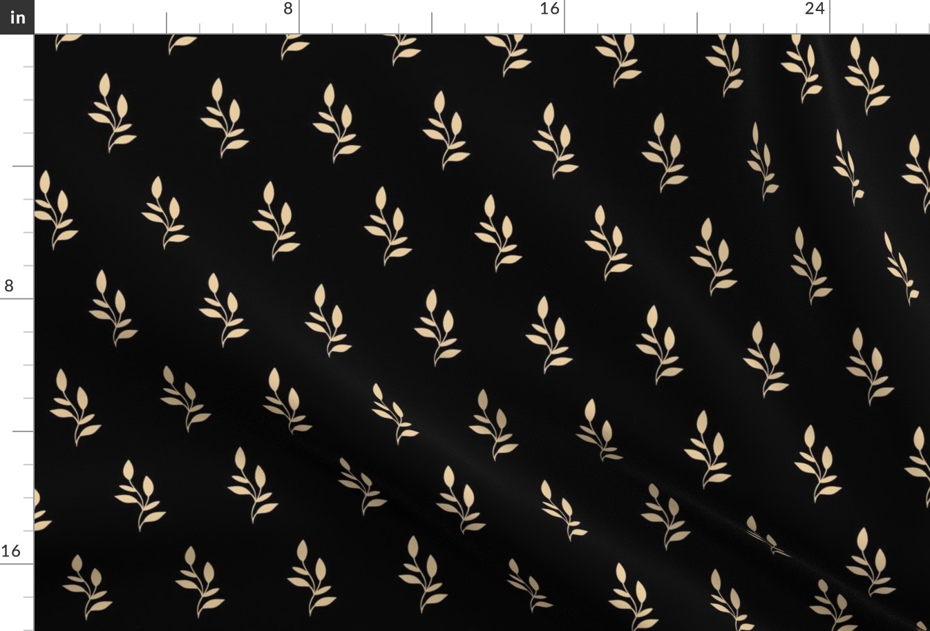 Black and Gold Leaves