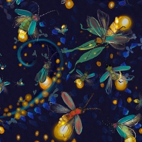 Catching Fireflies Lightning BugTrail - Galaxy Blue